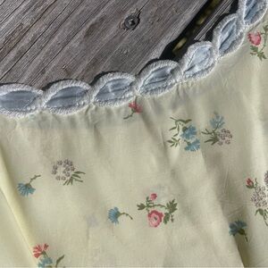 Vintage Coquette Ruffle Midi Dress (XS/S)